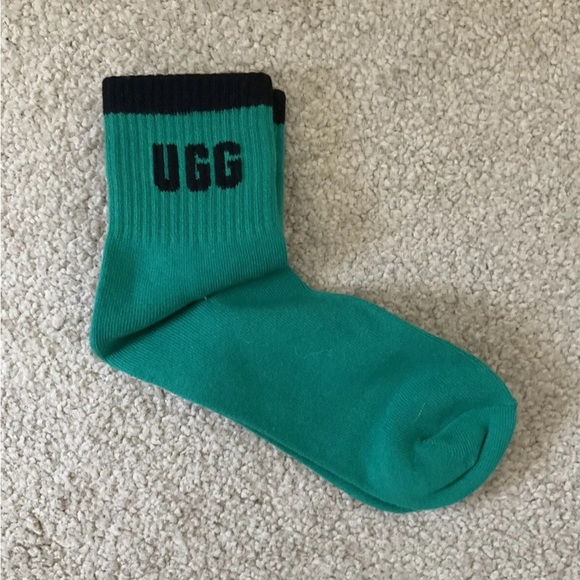 UGG Accessories New Ugg Dierson Logo Sock Green One Size Rare Color